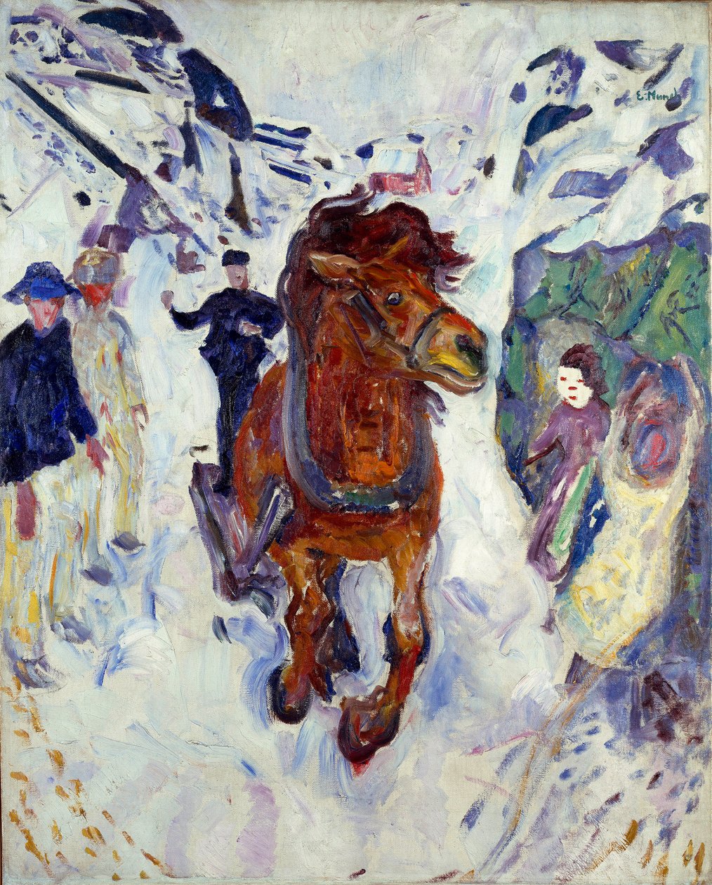Pferdegalopp von Edvard Munch