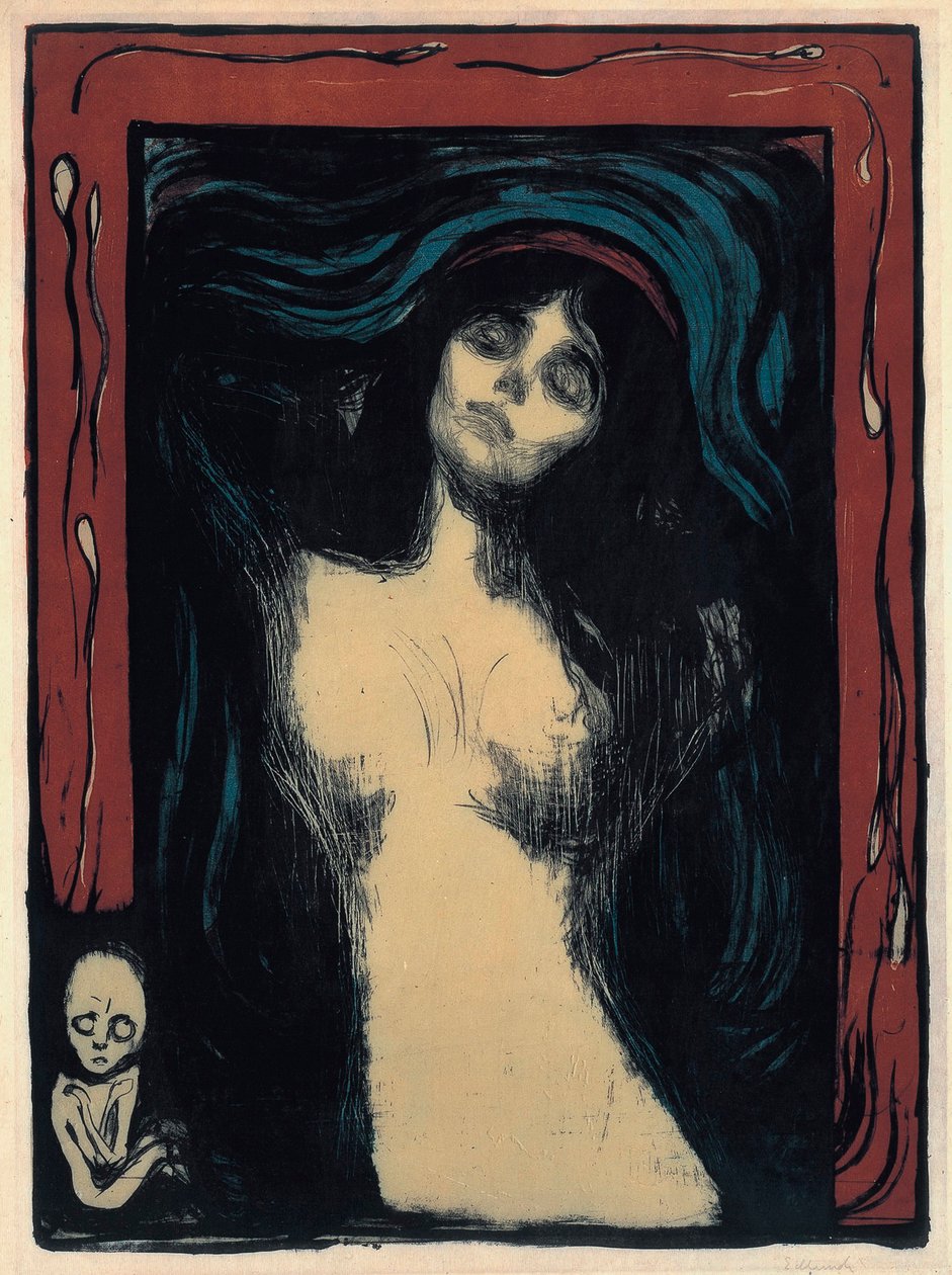 Madonna (verliebte Frau) von Edvard Munch