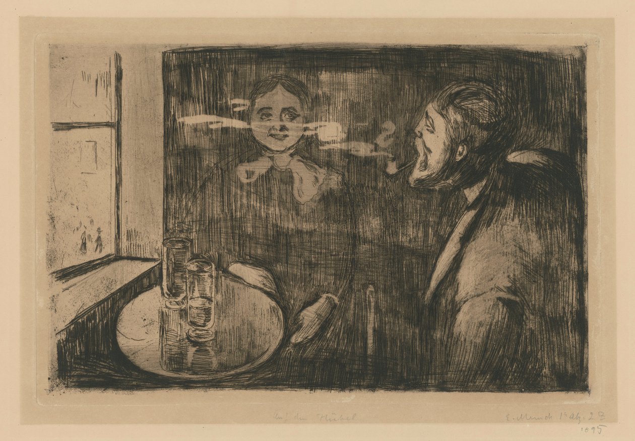 Plauderstunde von Edvard Munch