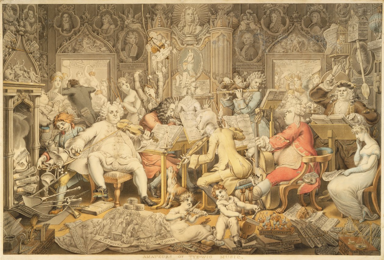 Liebhaber der Tye-Wig-Musik von Edward Francis Burney