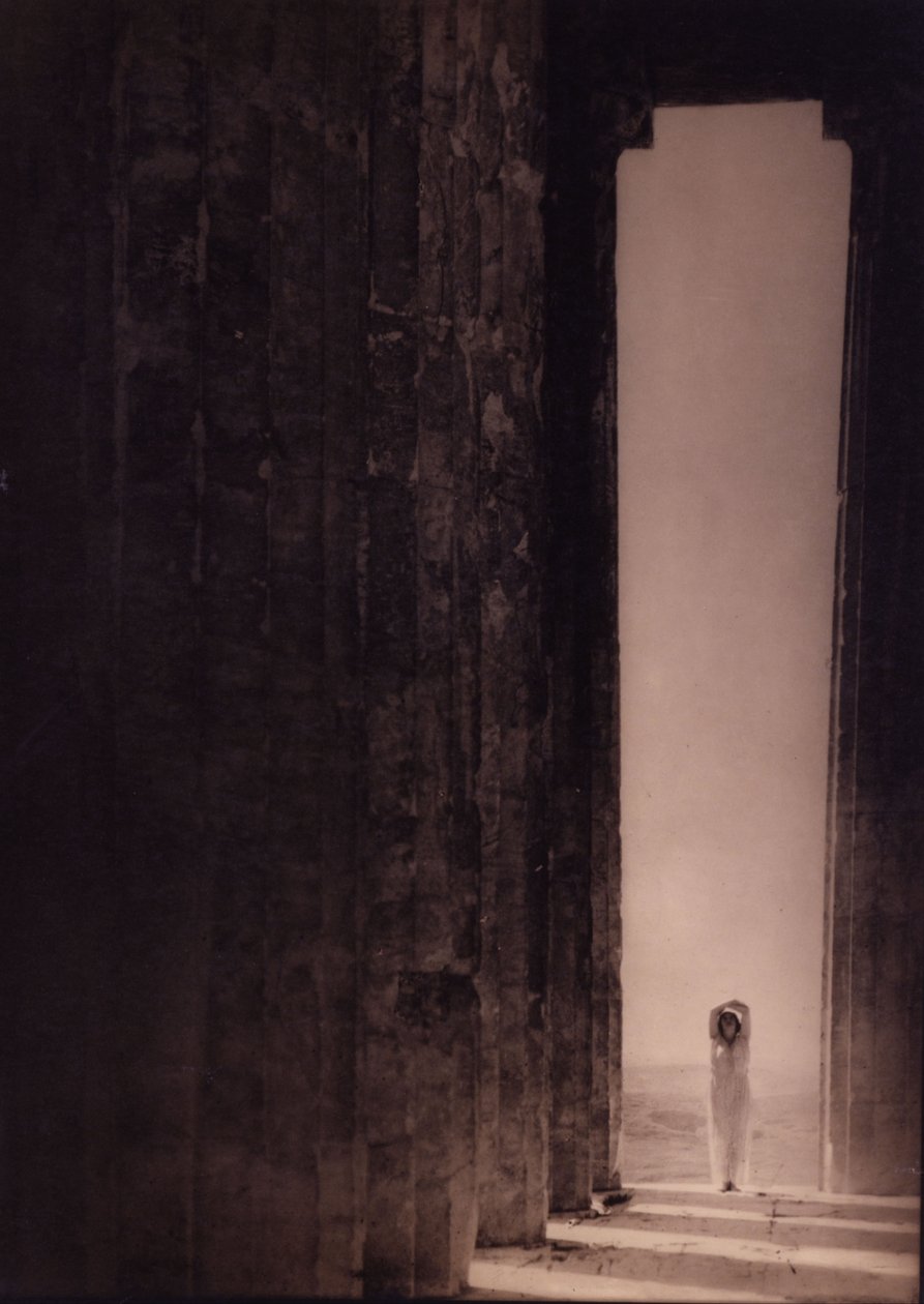Isadora Duncan im Parthenon, Athen von Edward Jean Steichen