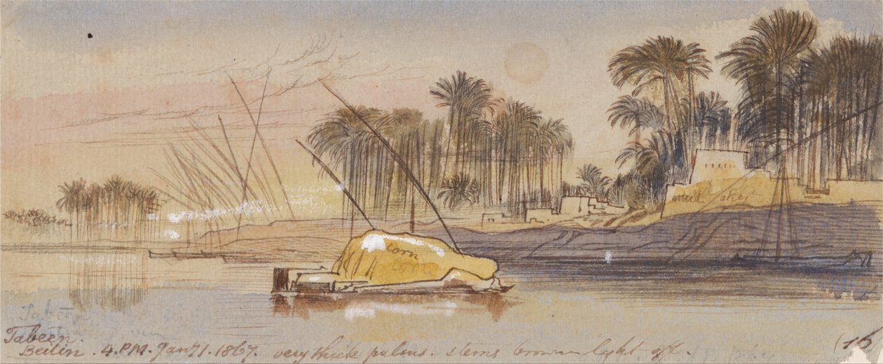 Tabeen Berlin, 16:00 Uhr, 1. Januar 1867 von Edward Lear