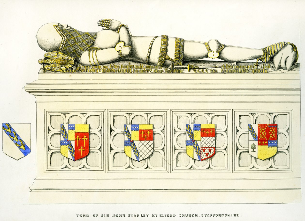 Abbild von Sir John Stanley, St. Peter