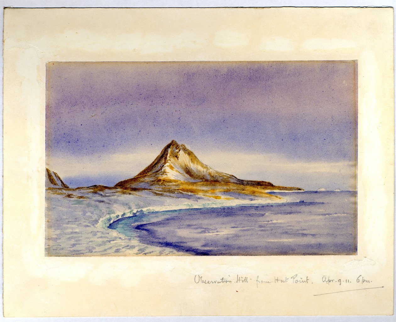 Observation Hill von Hut Point, 1911 von Edward Adrian Wilson