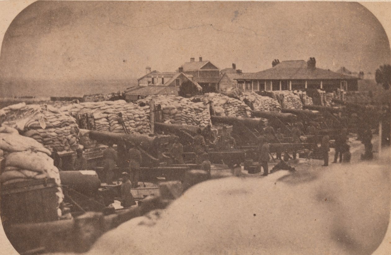 Die Evakuierung von Fort Sumter, April 1861, April 1861 von Edward Anthony