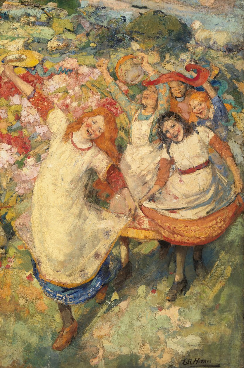Der Tanz des Frühlings von Edward Atkinson Hornel