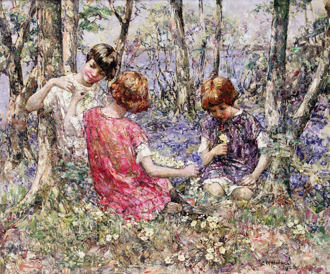 Die Primel-Kette von Edward Atkinson Hornel