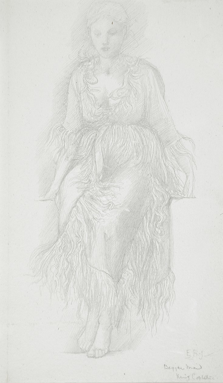 Sitzende Frau von Edward Burne-Jones