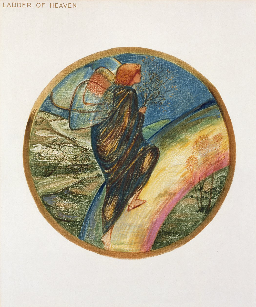 Das Blumenbuch: XII. Himmelsleiter, 1905 von Edward Burne Jones