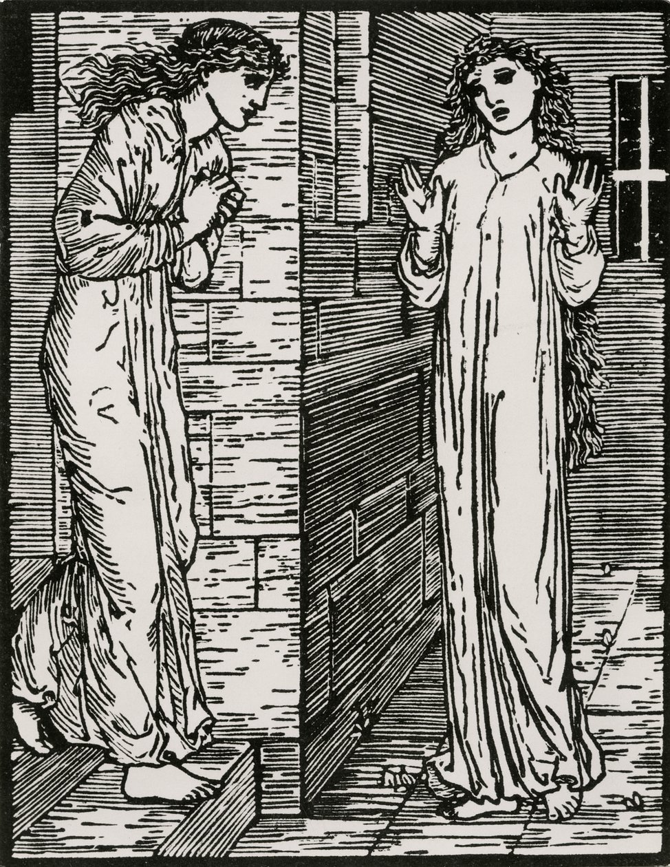 Kommt zur ersten Schwester von Edward Coley (after) Burne Jones