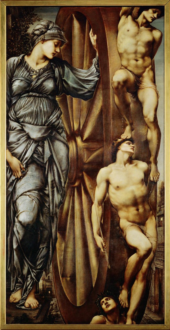 La Roue de la Fortune von Edward Coley Burne-Jones