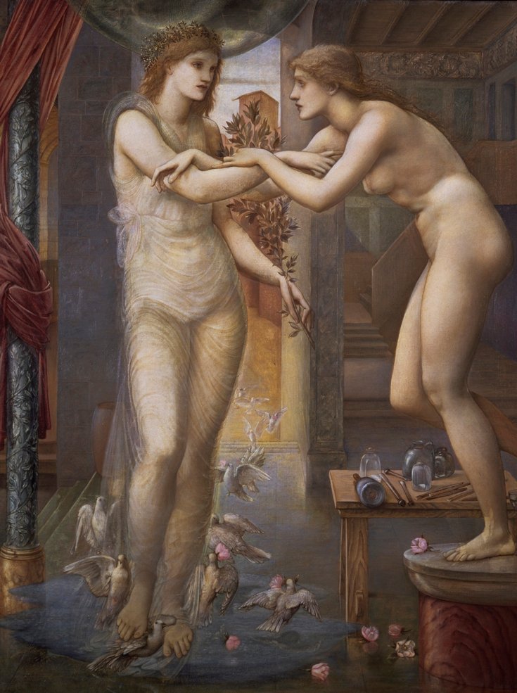 Pygmalion und das Bild: Das Göttliche Feuer, 1868-78 von Edward Burne Jones