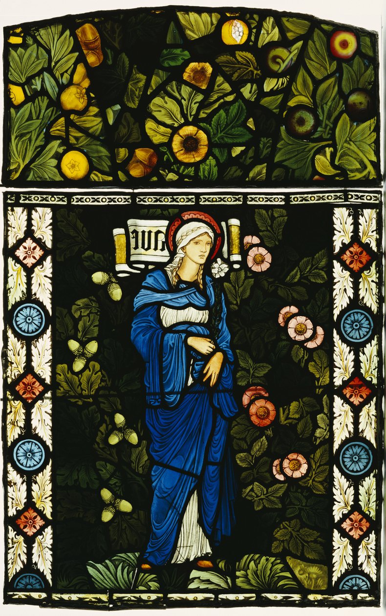 Die Heilige Jungfrau Maria, Morris & Co. von Edward Burne Jones
