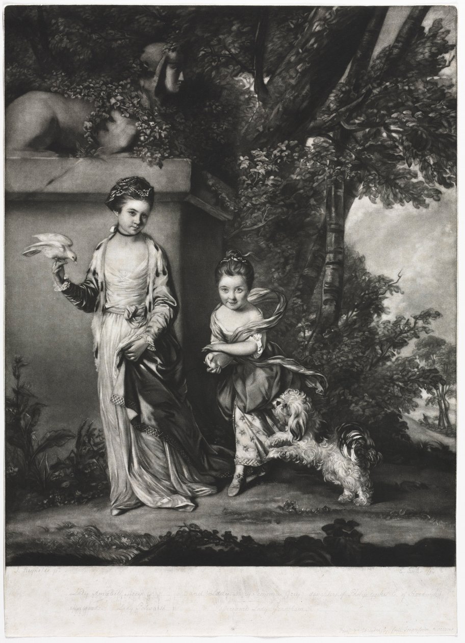 Die Damen Amabel und Mary Jemima Yorke, ca. 1761 von Edward Fisher