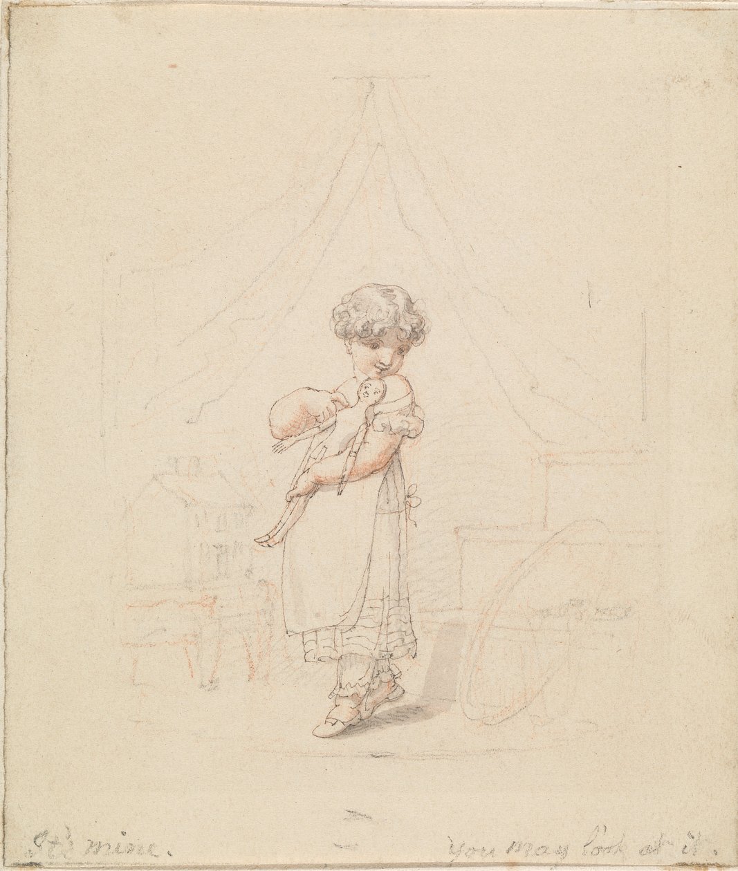 Illustration für Die neue Puppe: Es gehört mir, du darfst es ansehen von Edward Francis Burney