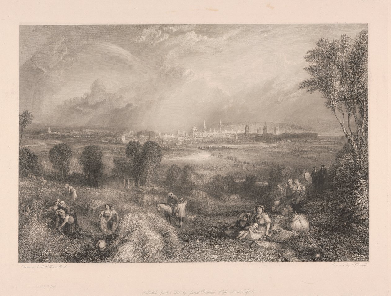 Oxford von North Hinksey aus von Edward Goodall