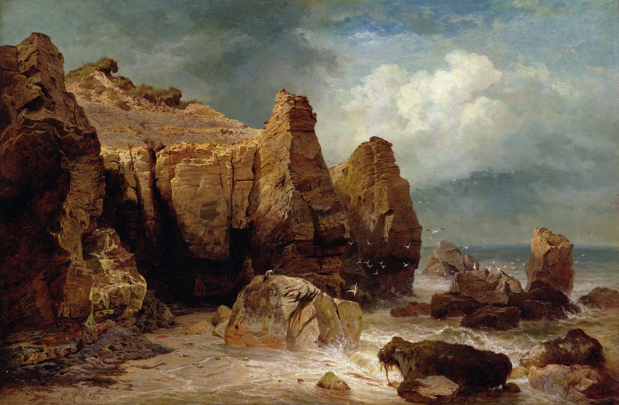 An der Küste von Yorkshire von Edward Henry Holder