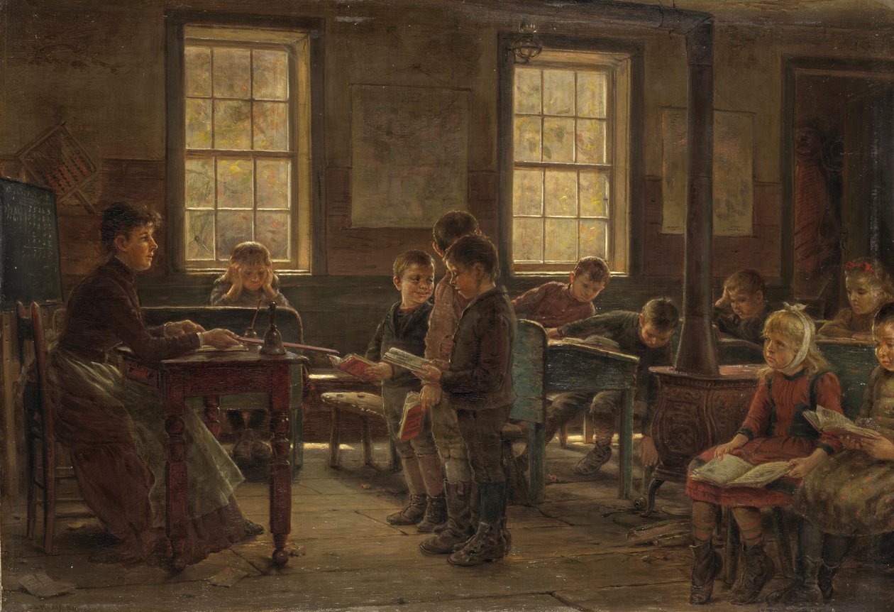 Eine Landschule, 1890 von Edward Lamson Henry