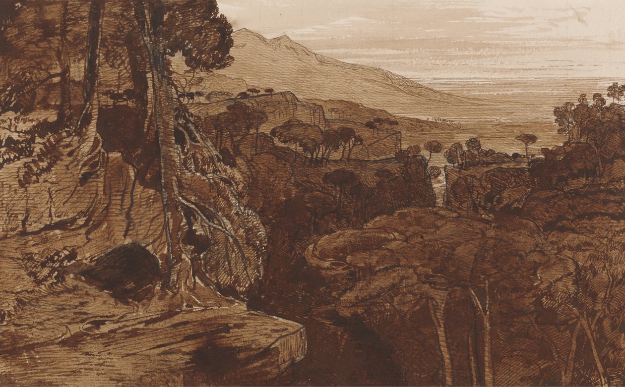 Bavella, Korsika, ca. 1868 von Edward Lear