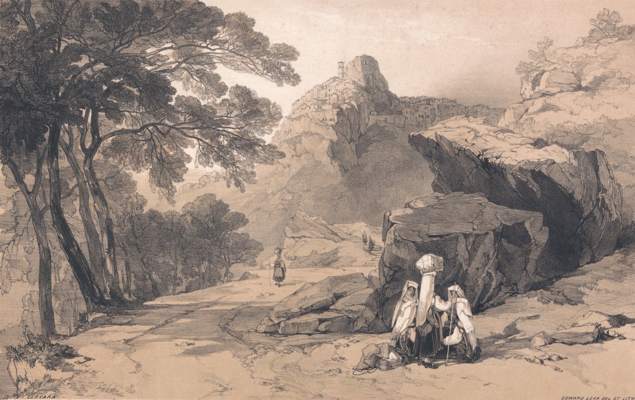 Cervara von Edward Lear