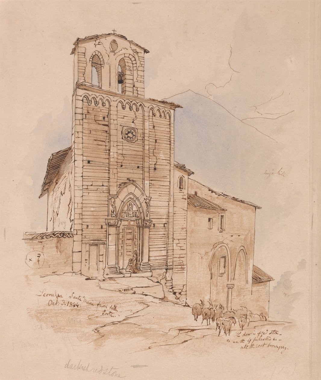 Leonessa, 3. Oktober 1844 von Edward Lear