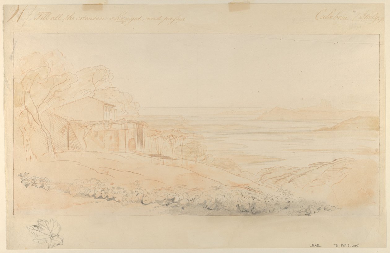 Pentedatelo, Kalabrien, Italien von Edward Lear