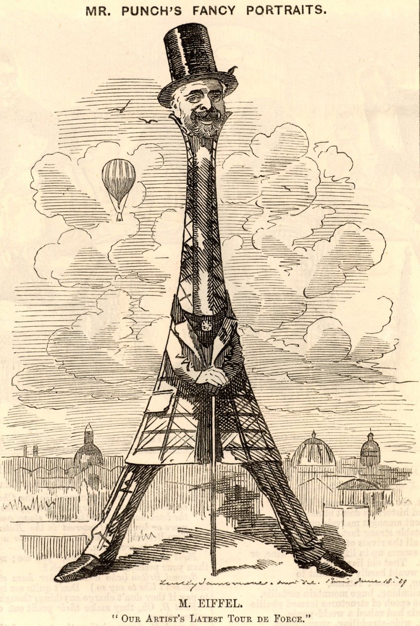 (Alexandre) Gustave Eiffel (1832-1923) französischer Bauingenieur von Edward Linley Sambourne