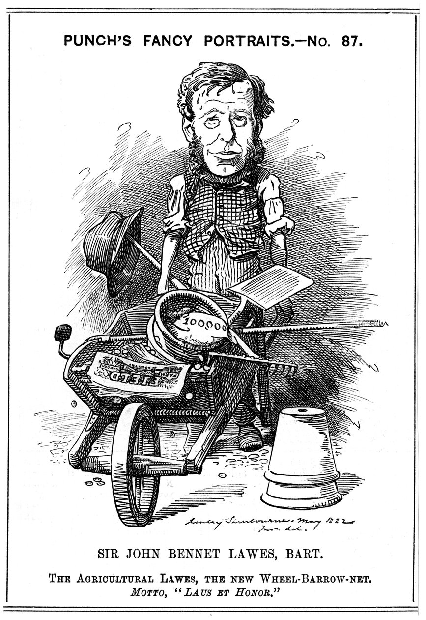 John Bennett Lawes, englischer Agrarwissenschaftler, 1882 von Edward Linley Sambourne