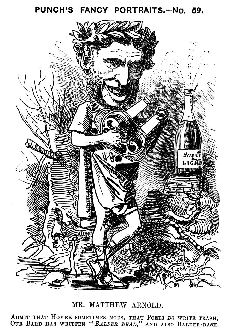 Matthew Arnold 1822-1888, britischer Dichter, Kritiker und Pädagoge, 1881 von Edward Linley Sambourne