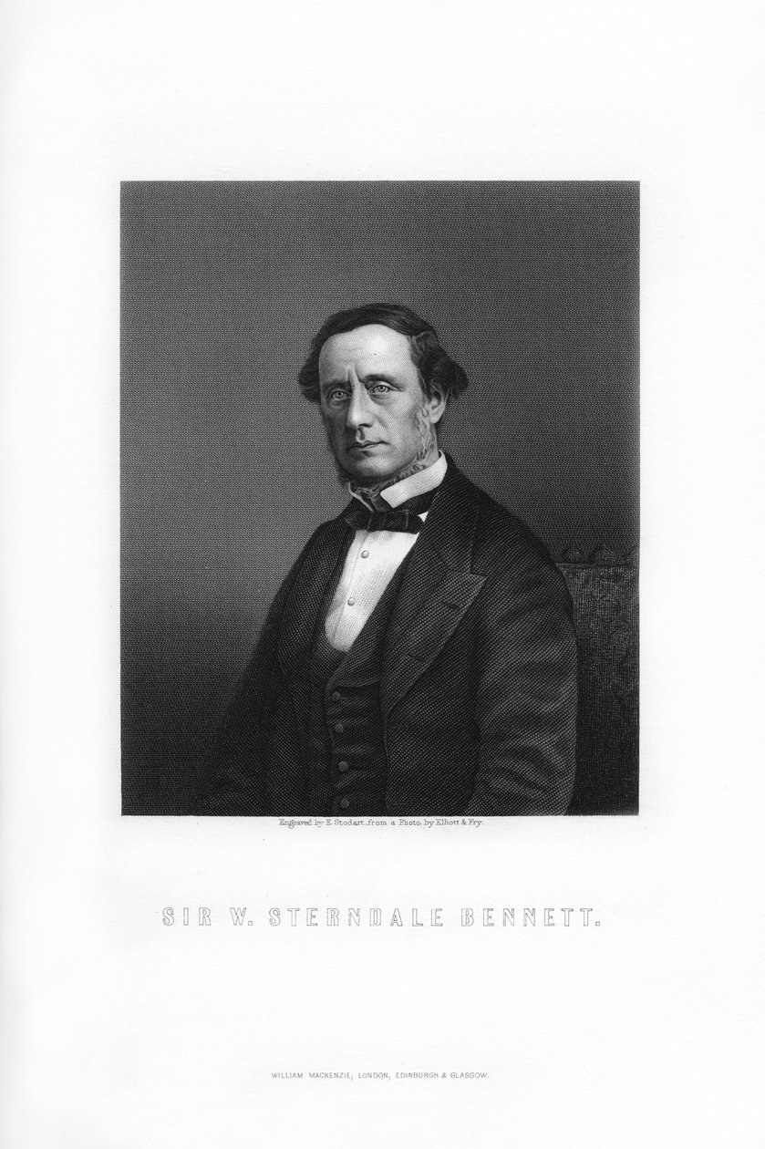 Sir William Sterndale Bennett, englischer Komponist, 1899 von Edward William Stodart
