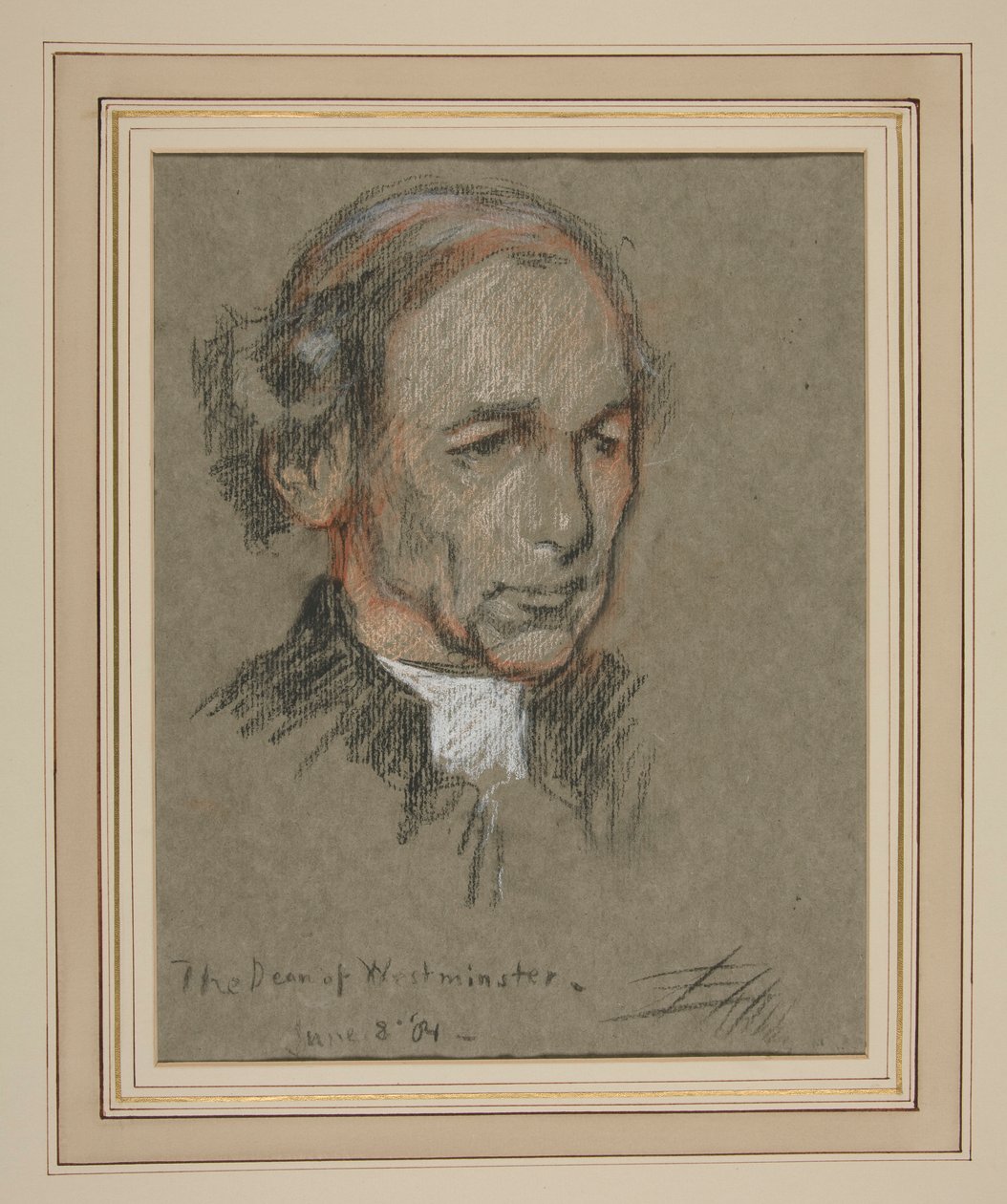 Krönung von Edward VII Porträt: Joseph Armitage Robinson, Kanoniker von Edwin Austin Abbey