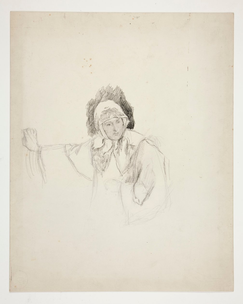 Isabella im Kloster (Studie für .1103), Akt I, Szene V, Maß für Maß von Edwin Austin Abbey