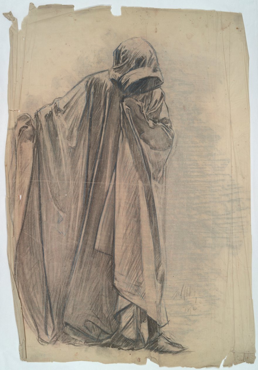 Joseph von Arimathäa, Figurenstudie von Edwin Austin Abbey