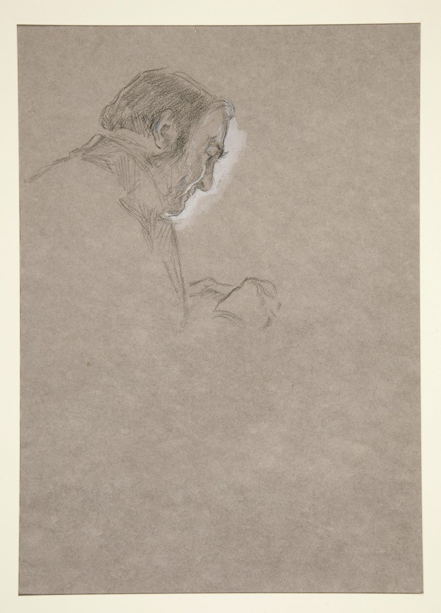 Studie. Erzbischof Temple krönt den König von Edwin Austin Abbey