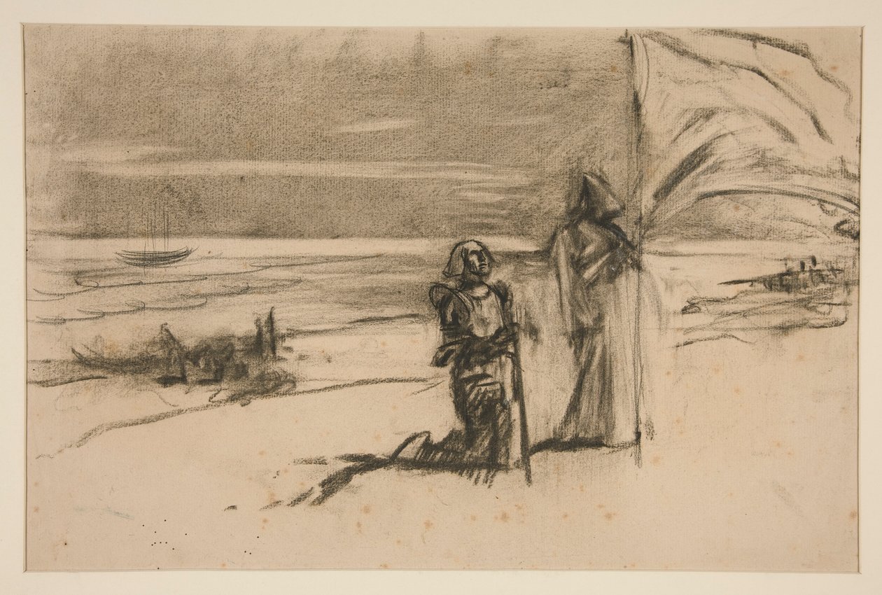 Studie für von Edwin Austin Abbey