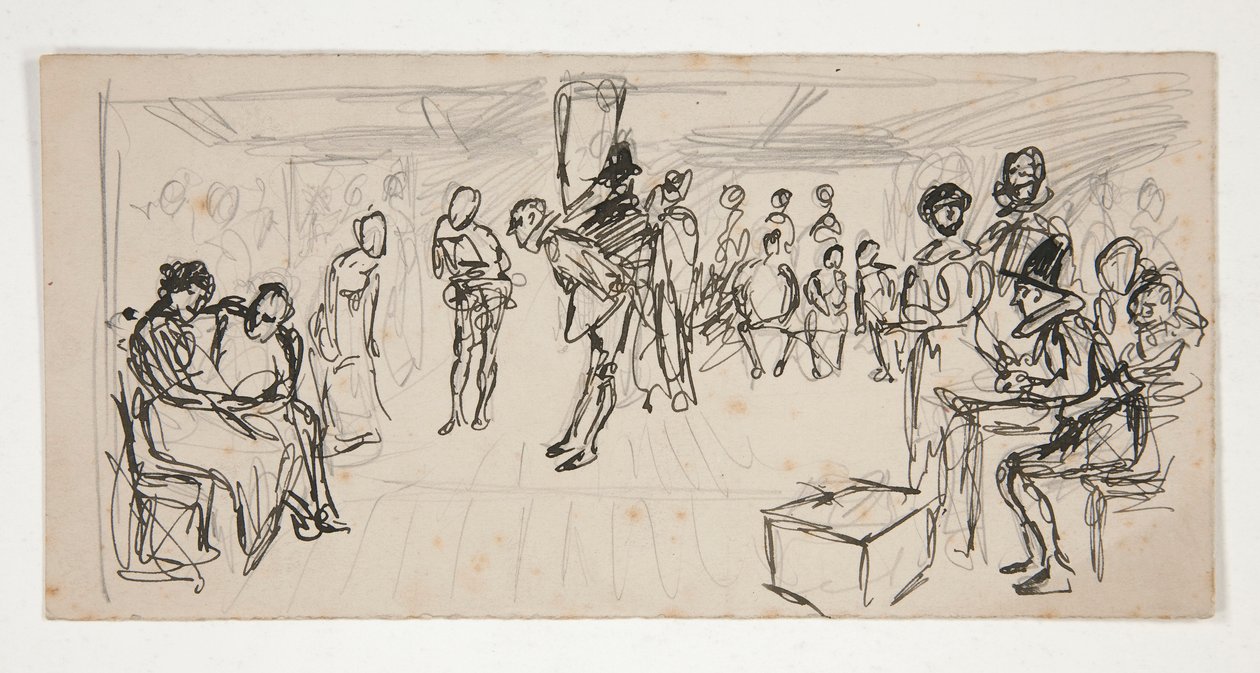 Studie für ein von Edwin Austin Abbey