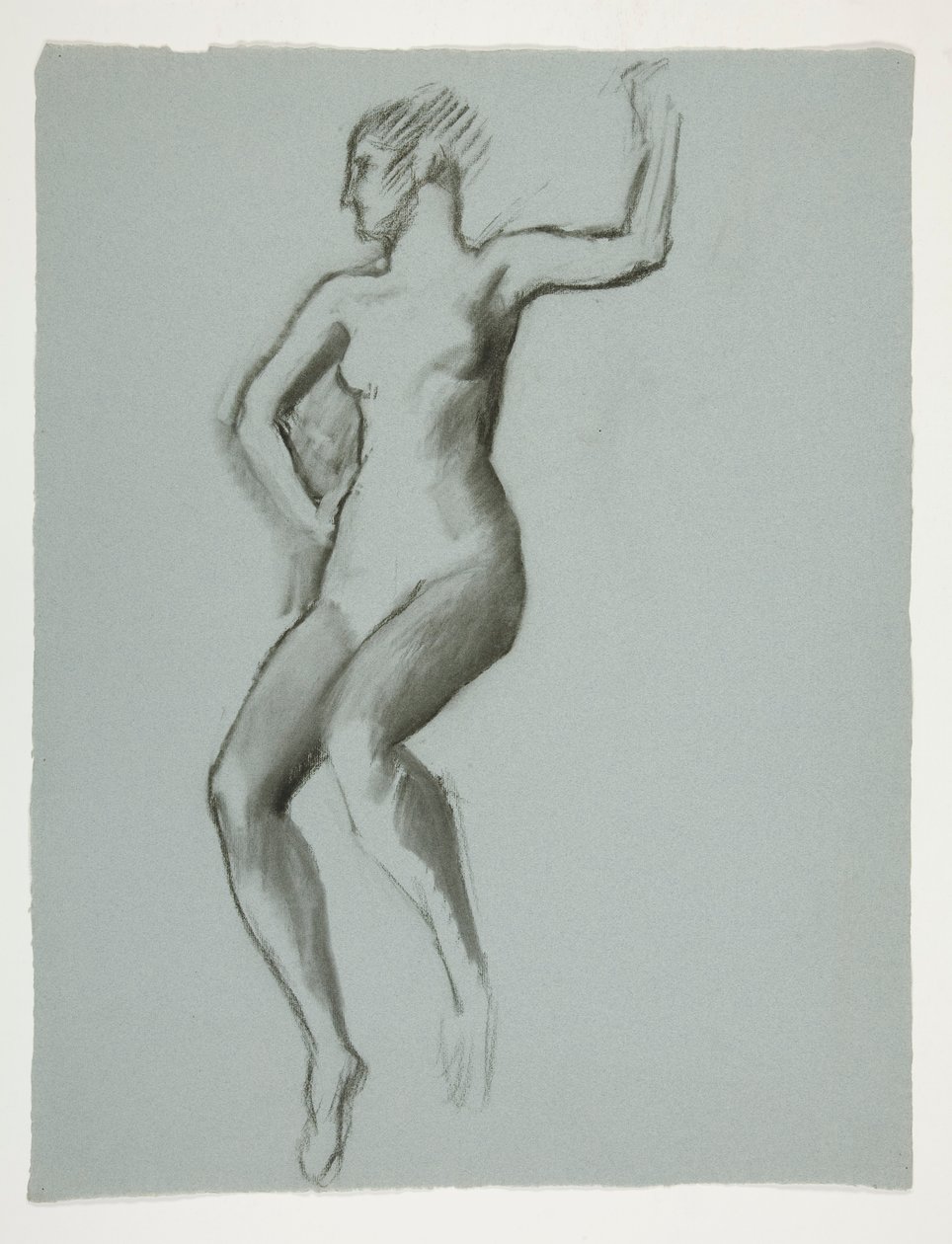 Studie für Figur um 16 Uhr von Edwin Austin Abbey