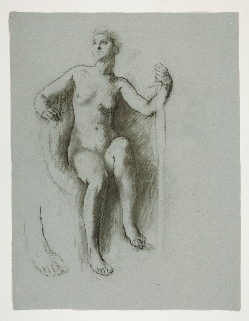 Studie für die Figur des Genius des Staates von Edwin Austin Abbey