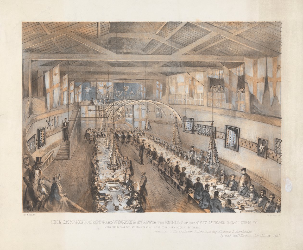 City Steam and Boat Company: Dinner für Kapitäne von Edwin Jewitt