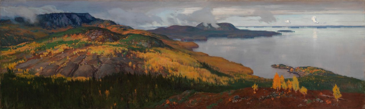 Herbstlandschaft des Pielisjärvi-Sees von Eero Järnefelt
