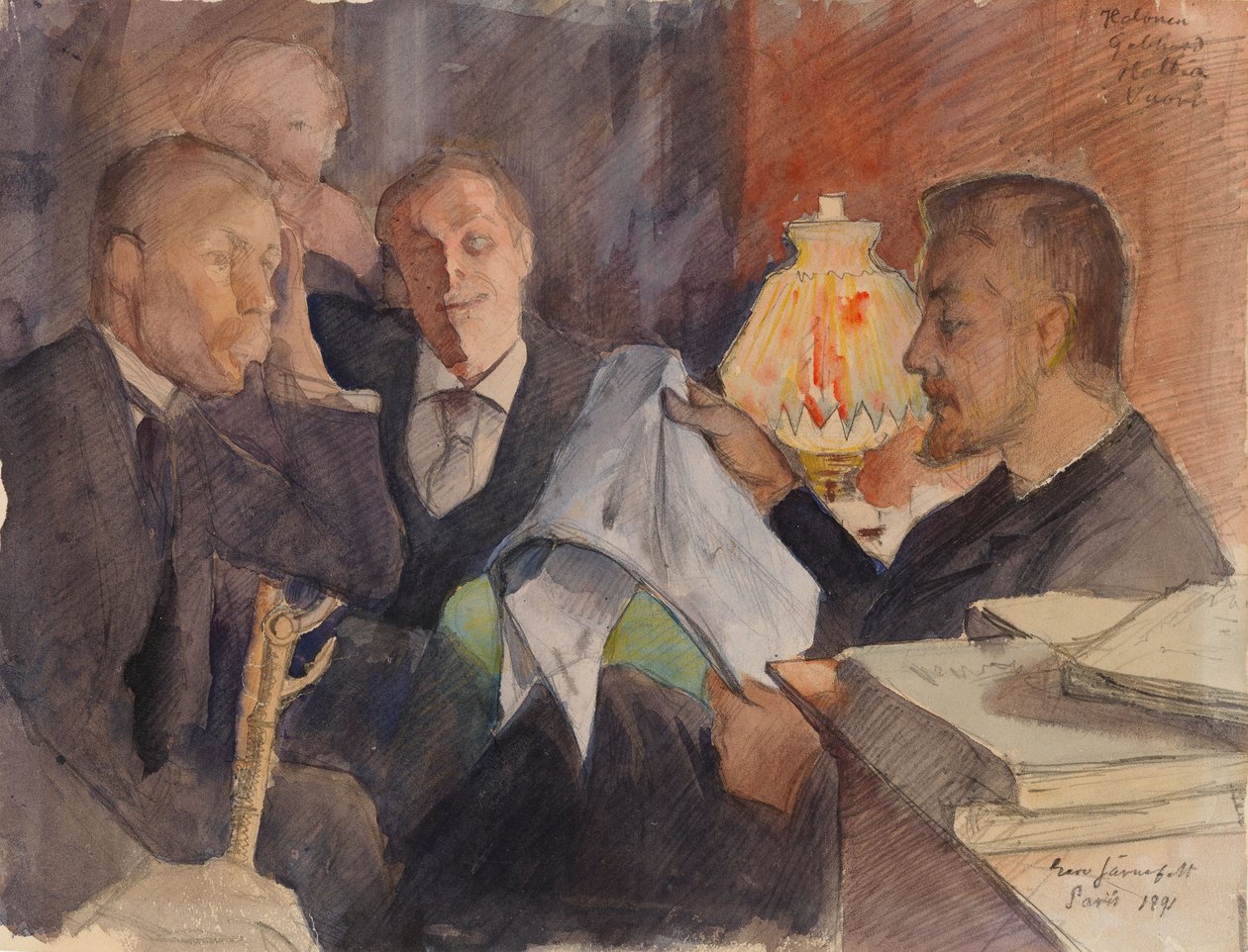 Im Pariser Studio von Eero Järnefelt