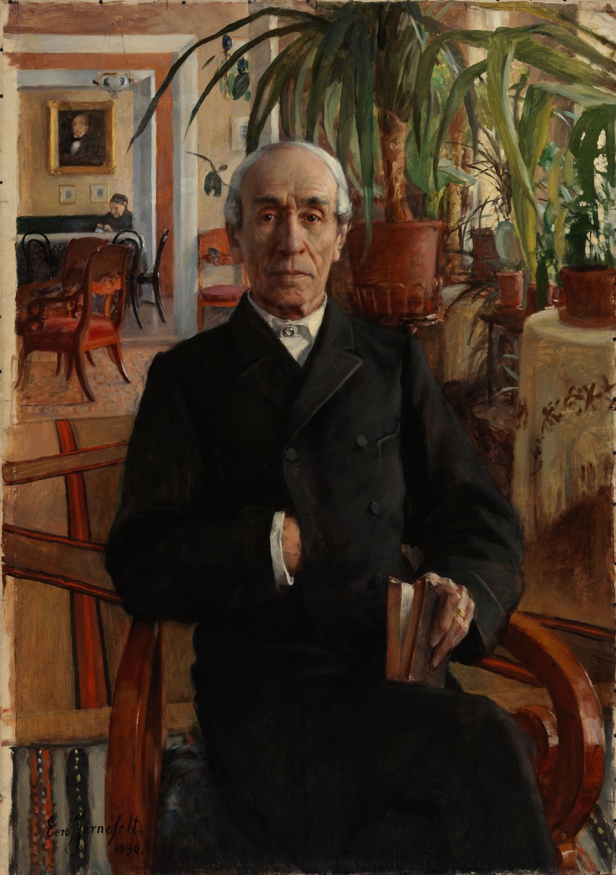 Porträt von Baron Johan Philip Palmén, Vizekanzler der Universität von Eero Järnefelt