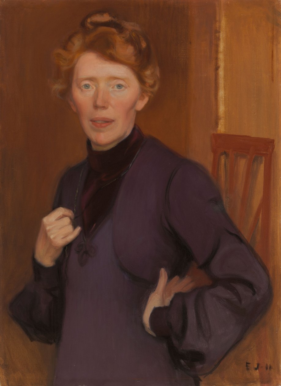 Porträt von Tekla Hultin von Eero Järnefelt