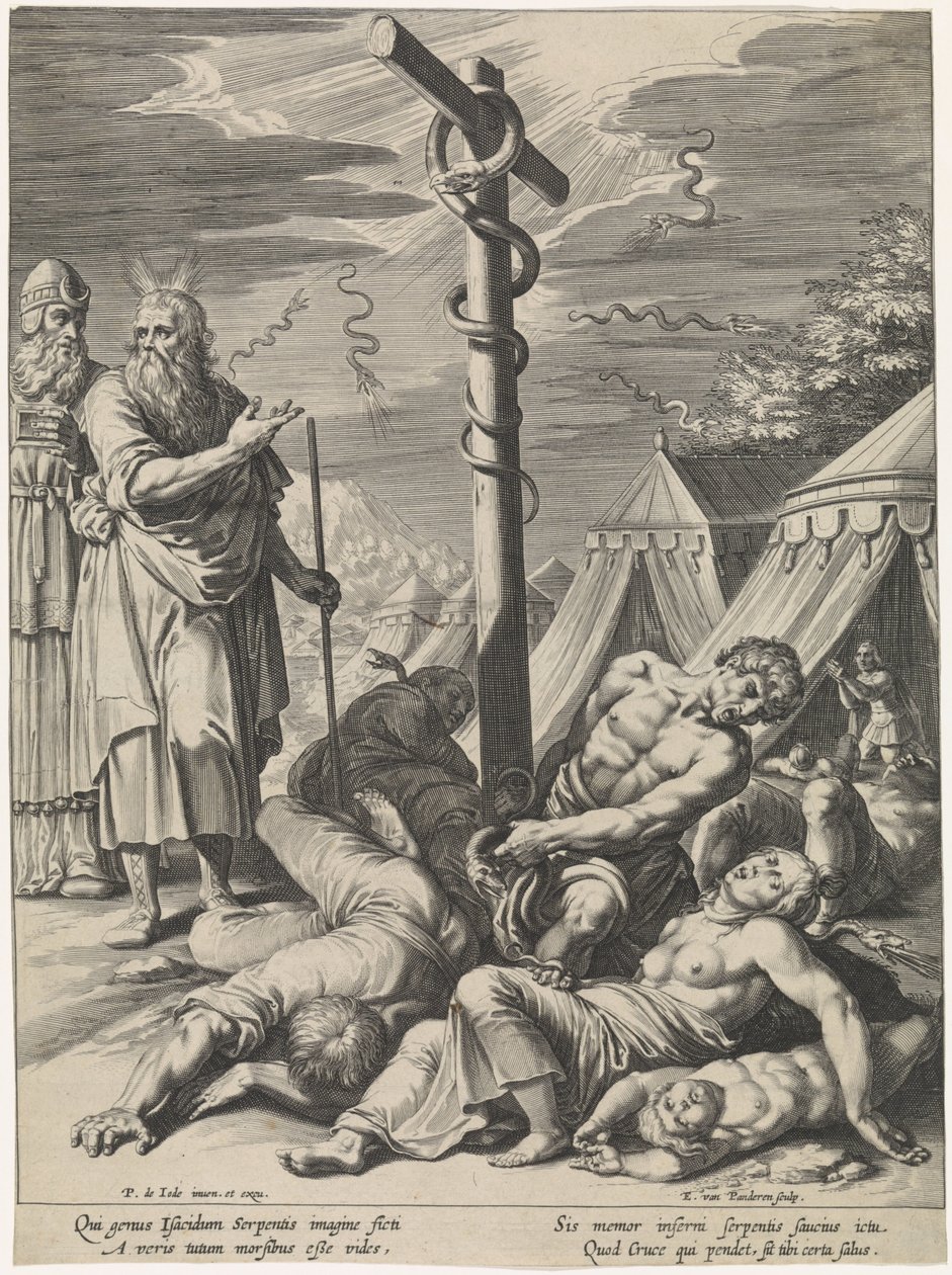 Moses und die eherne Schlange von Egbert van Panderen