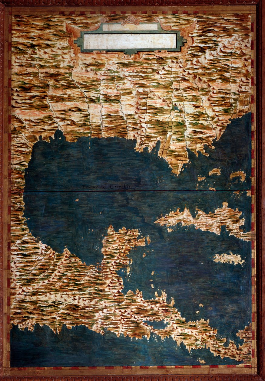 Karte von Mexiko, Kuba, Florida und Jamaika, erstellt von Egnazio Danti um 1567 von Egnazio Danti