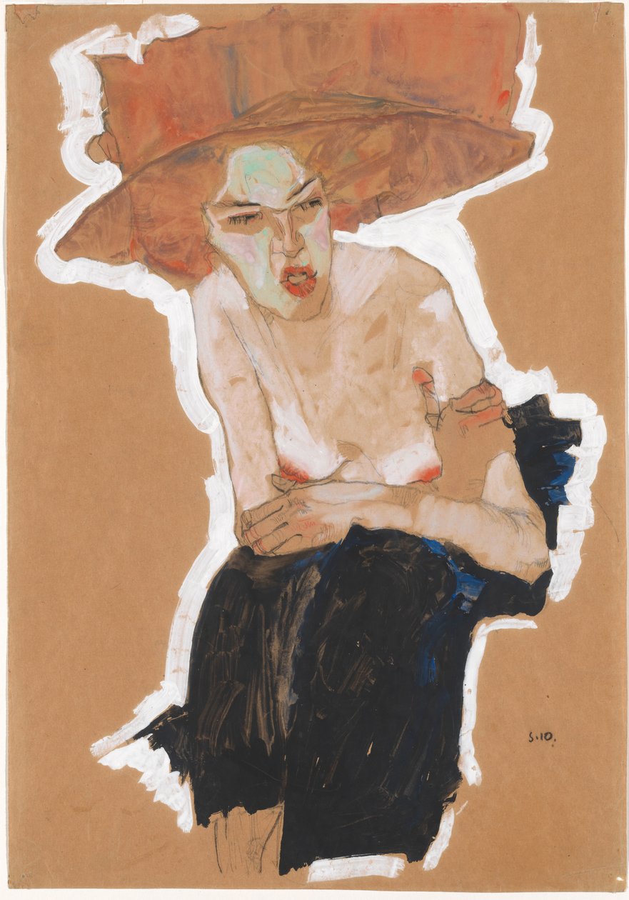 Die Hämische von Egon Schiele