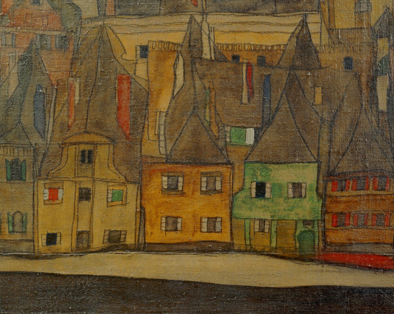 Die kleine Stadt von Egon Schiele