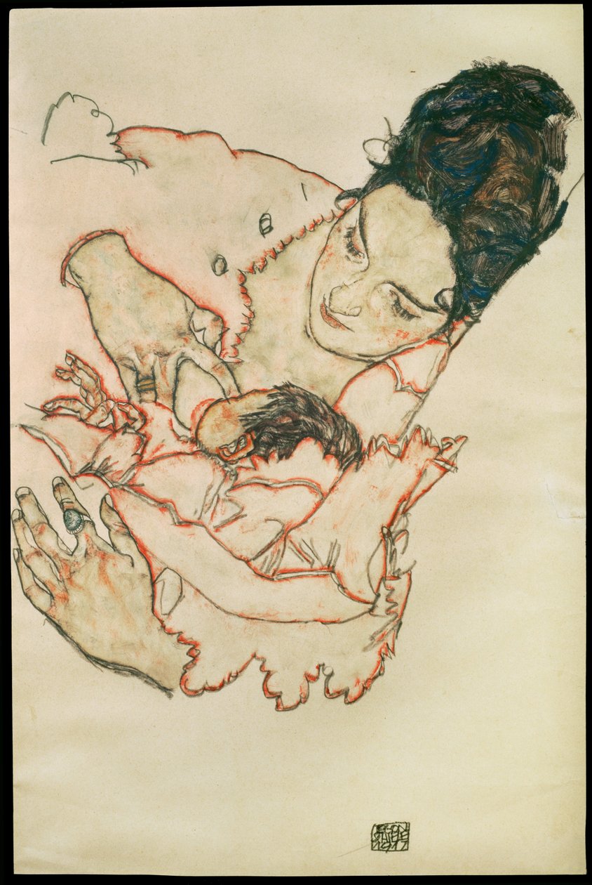 Stillende Mutter von Egon Schiele