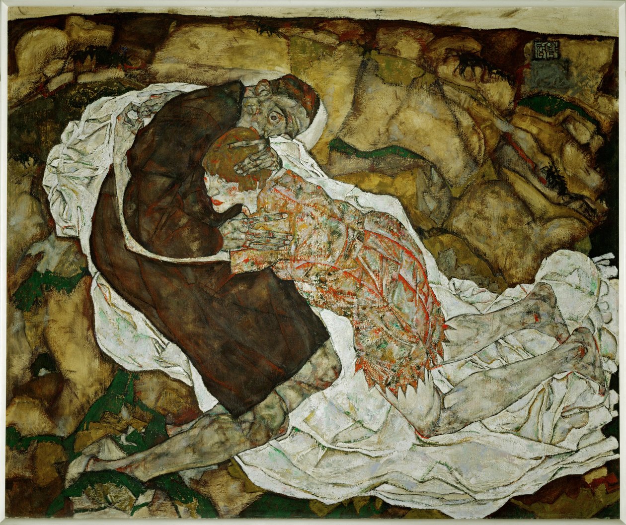 Tod und Mädchen von Egon Schiele