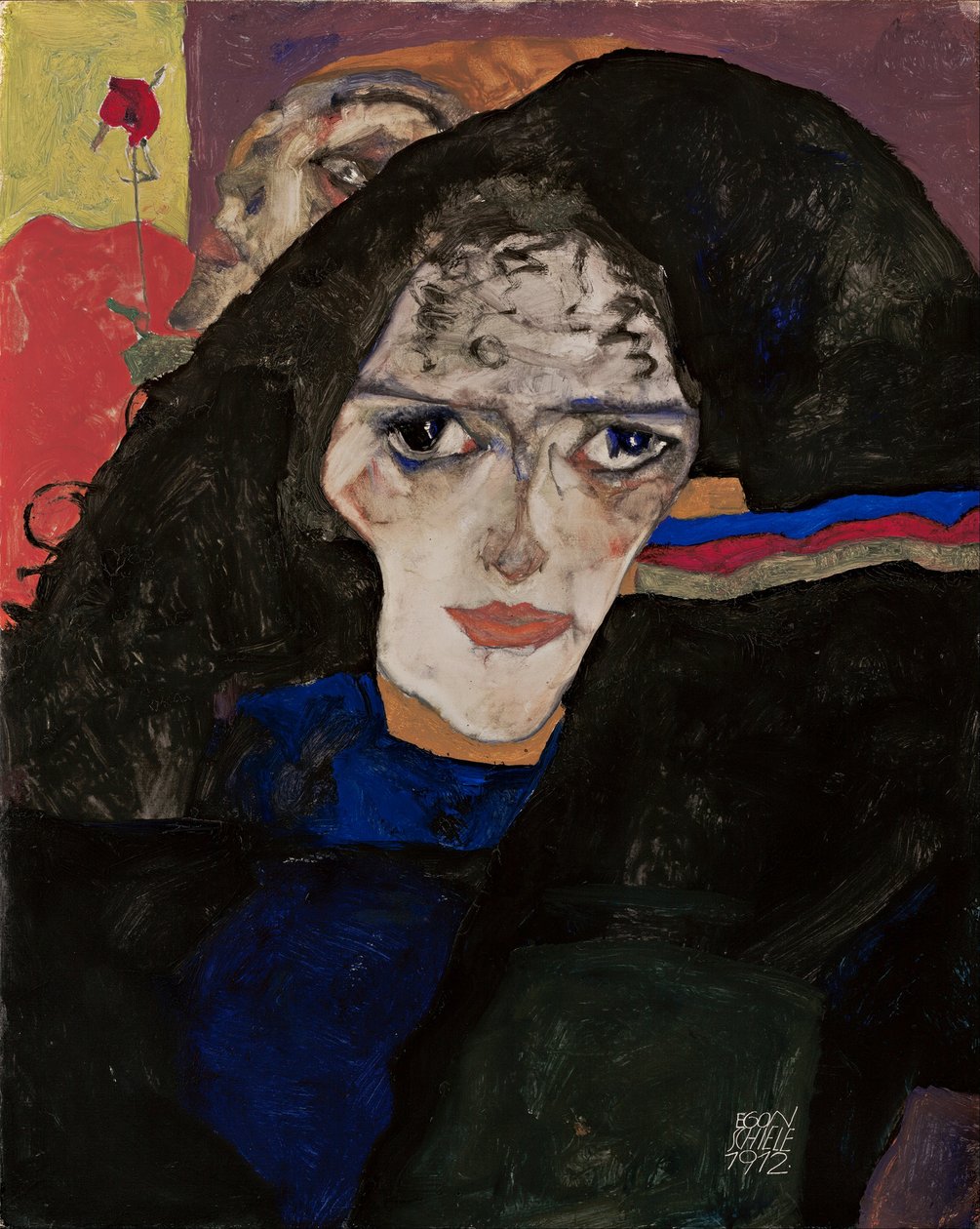 Trauernde Frau von Egon Schiele